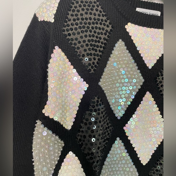 Vintage Alfred Dunner sequinned acrylic sweater - Picture 2 of 6